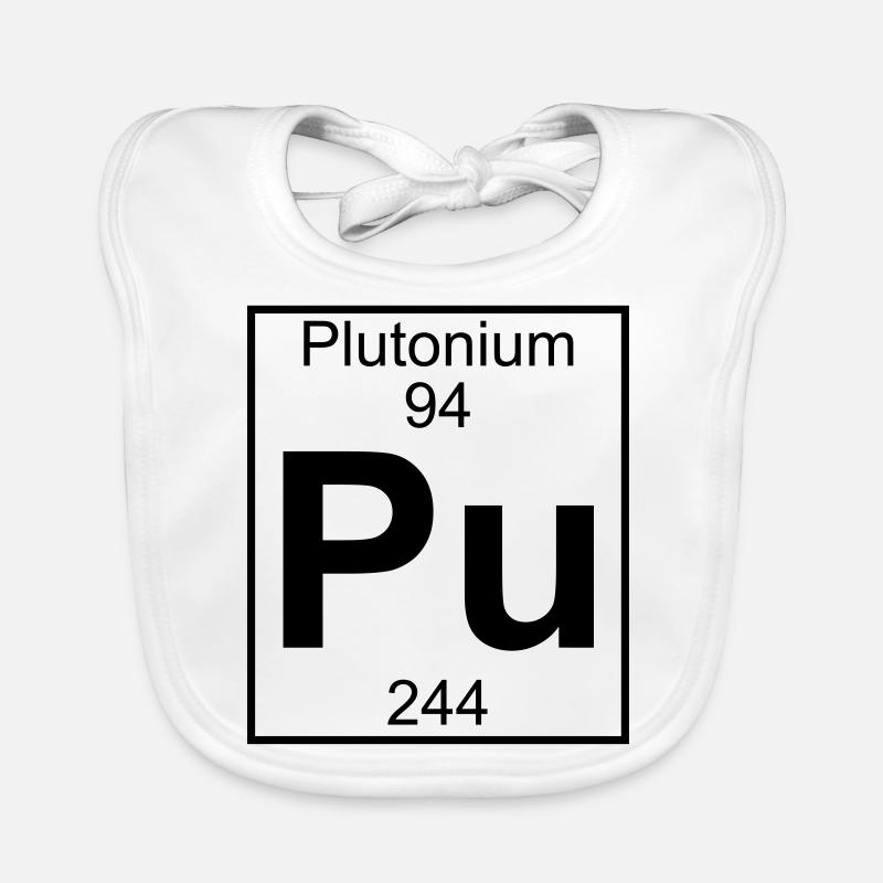 Element 094 - Pu (plutonium) - Full Baby Bio-Lätzchen