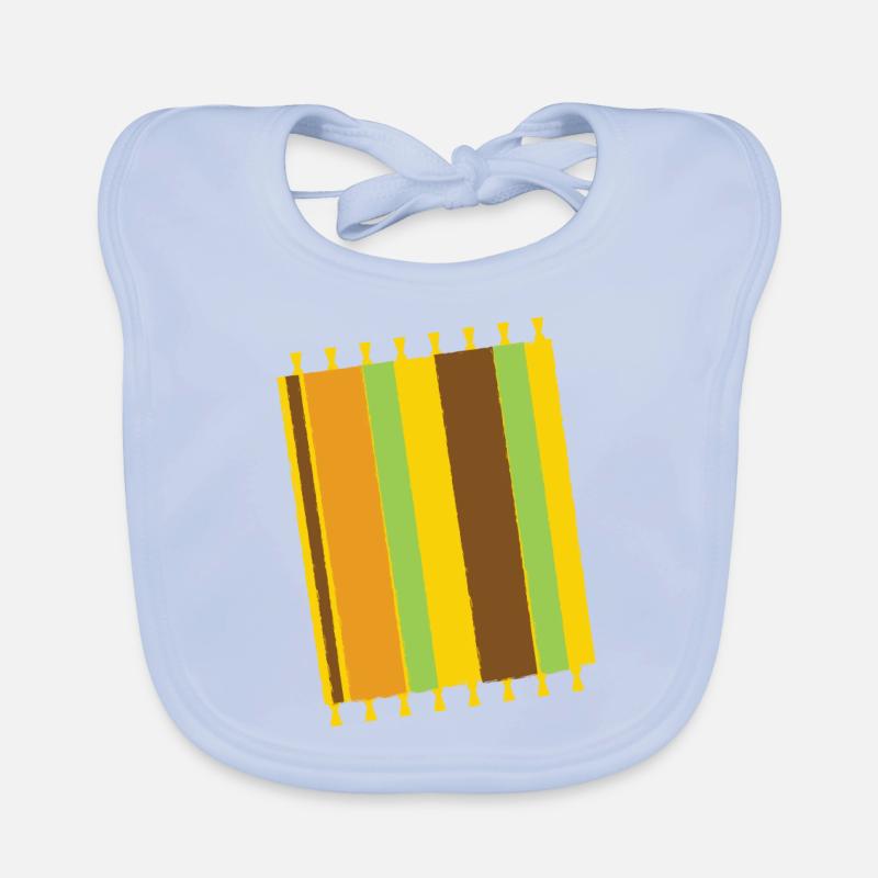 A Flat blanket for background Organic Baby Bibs