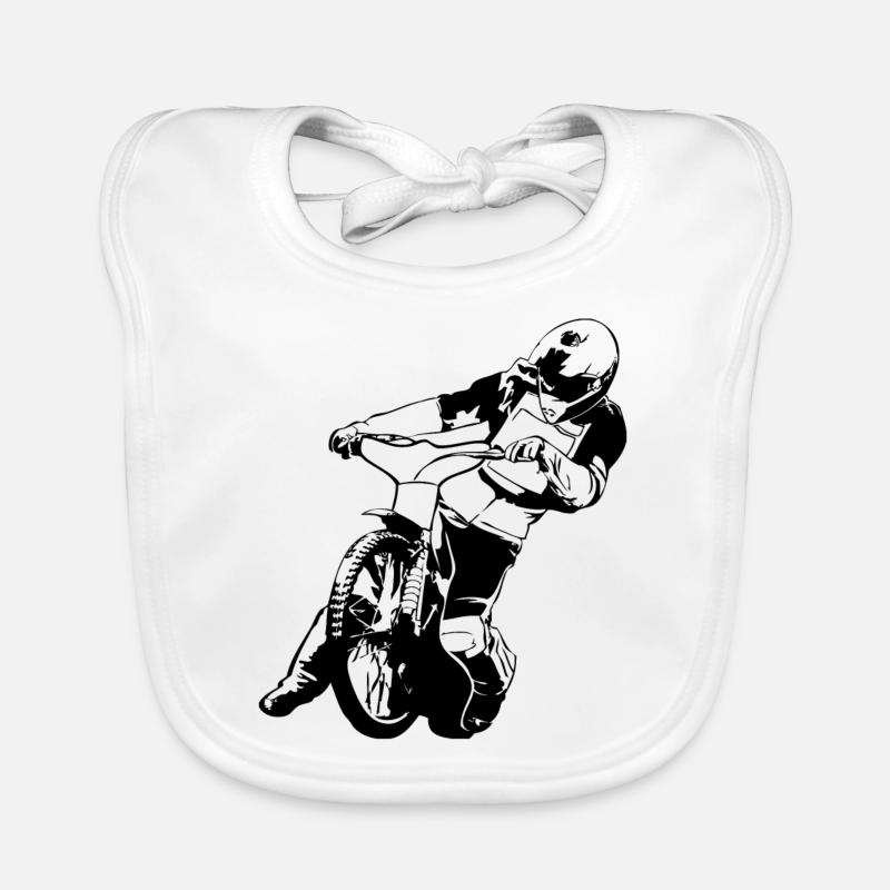Speedway Racing Organic Baby Bibs