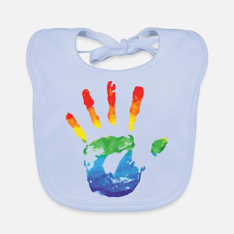 Regenbogen Baby Bio-Lätzchen