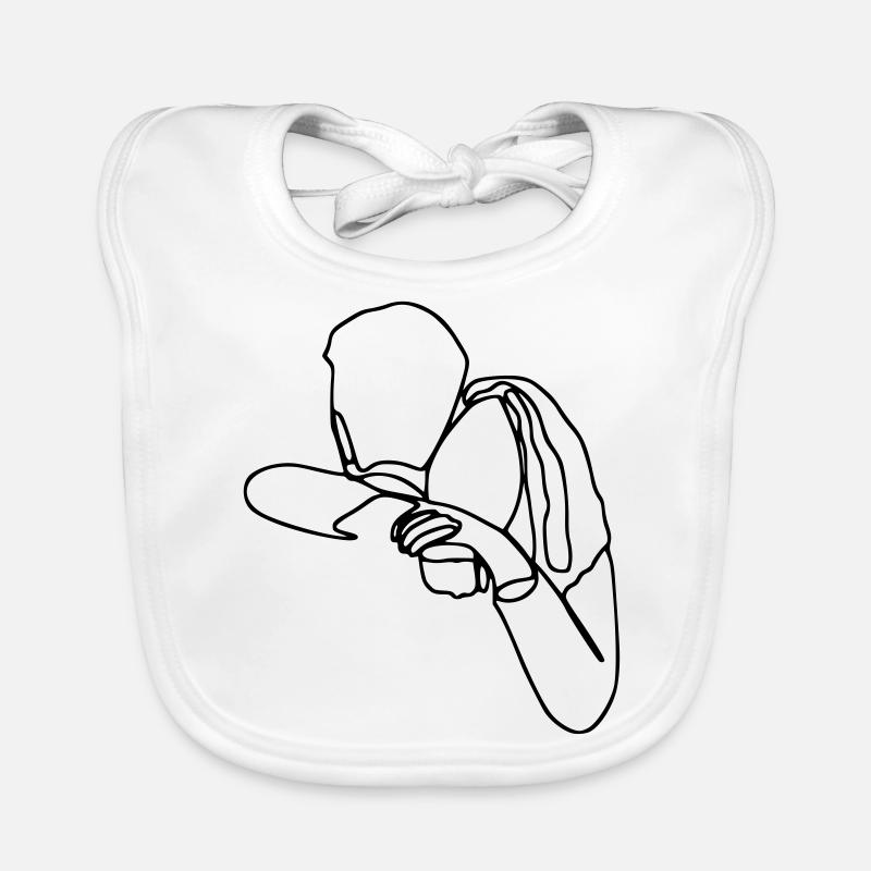 Paar Umarmung Geschenk Geschenkidee Baby Bio-Lätzchen