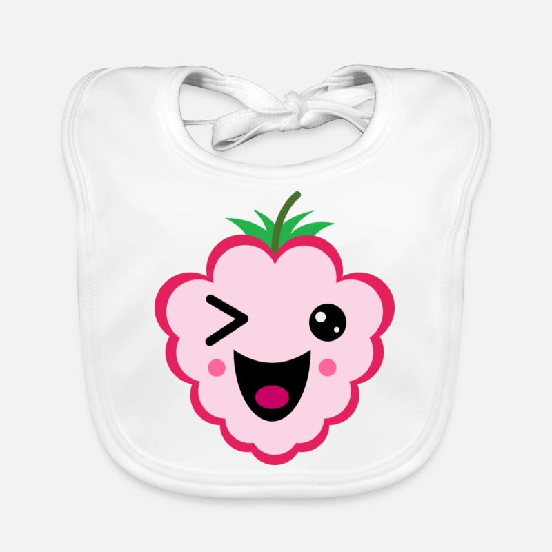raspberry Organic Baby Bibs