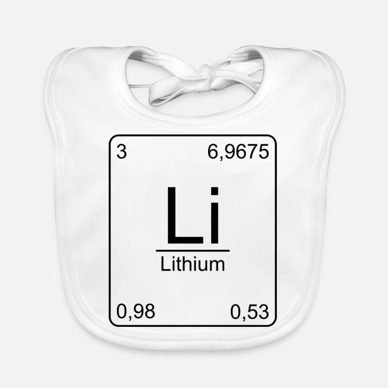 Lithium, Periodensystem, Chemie, Physik, Element Baby Bio-Lätzchen