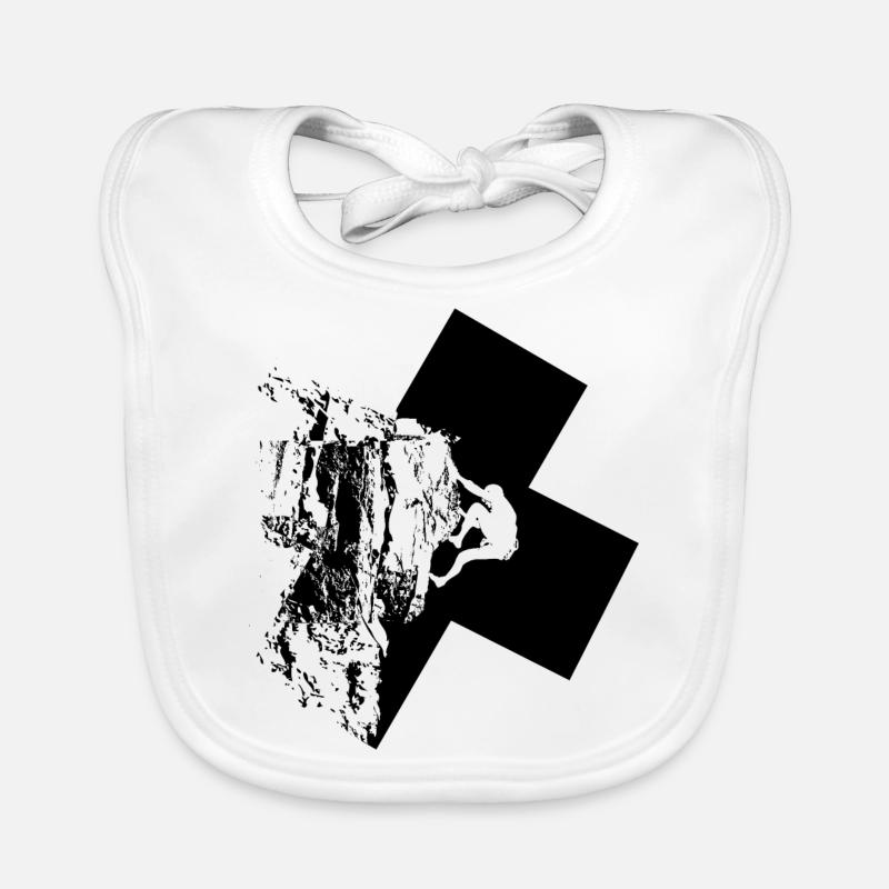Rock climbing Organic Baby Bibs