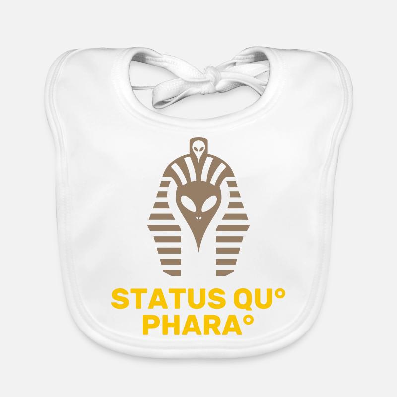 Status Quo Pharaoh Organic Baby Bibs