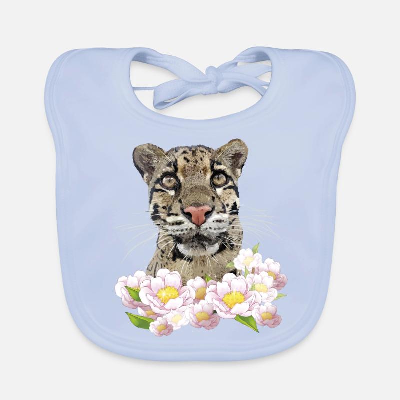 leopard nebula Organic Baby Bibs