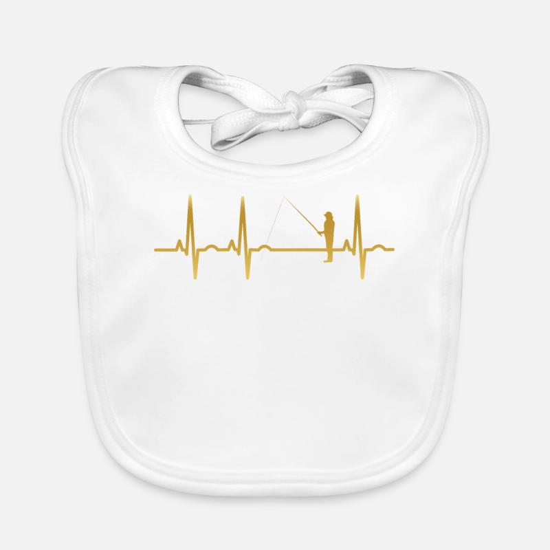évolution EKG pêcheur de pêche du rythme cardiaque, la pêche Bavoir bio Bébé