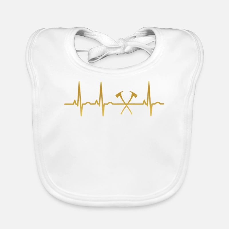 évolution du rythme cardiaque EKG POMPIERS Bavoir bio Bébé