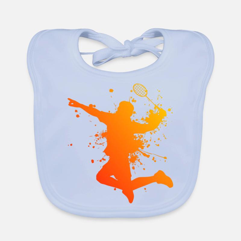 Badminton Badminton Player Squash Badminton Organic Baby Bibs