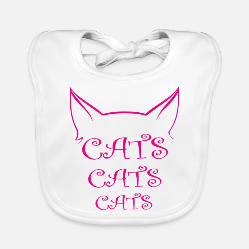 Chat Katze Bavoir bio Bébé