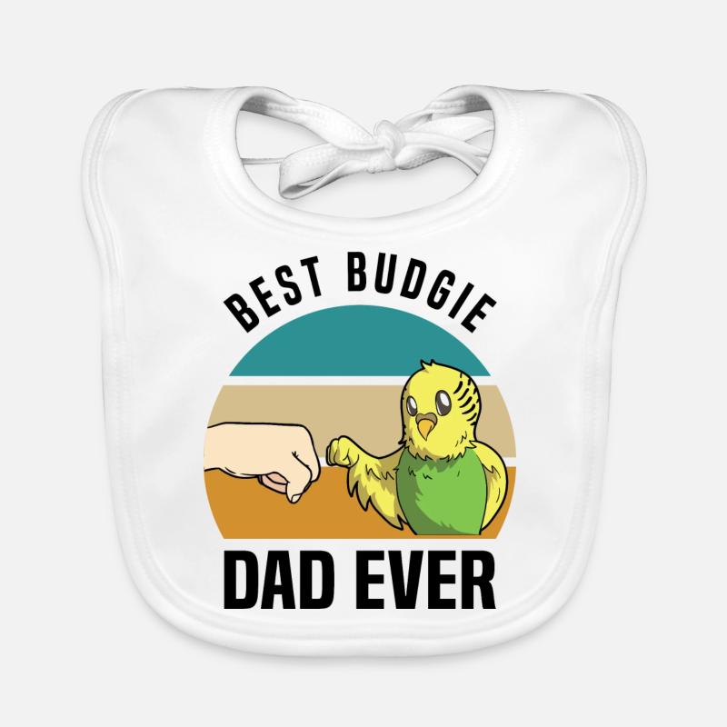 Perruche ondulée Bavoir bio Bébé