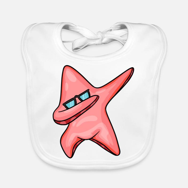 Seestern Baby Bio-Lätzchen