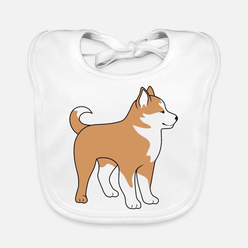 Mignon malamute Bavoir bio Bébé