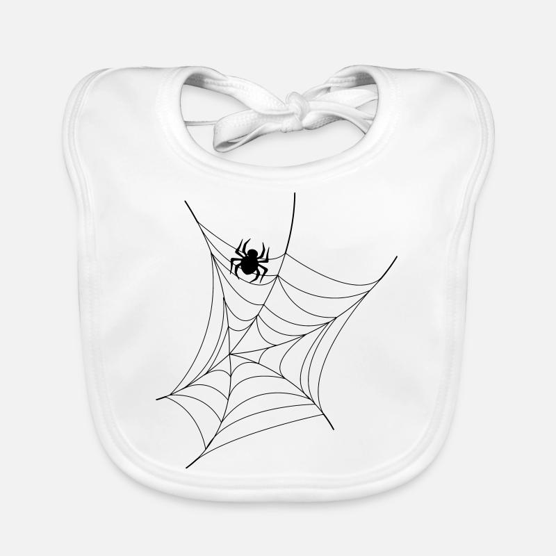 toile d’araignée Bavoir bio Bébé