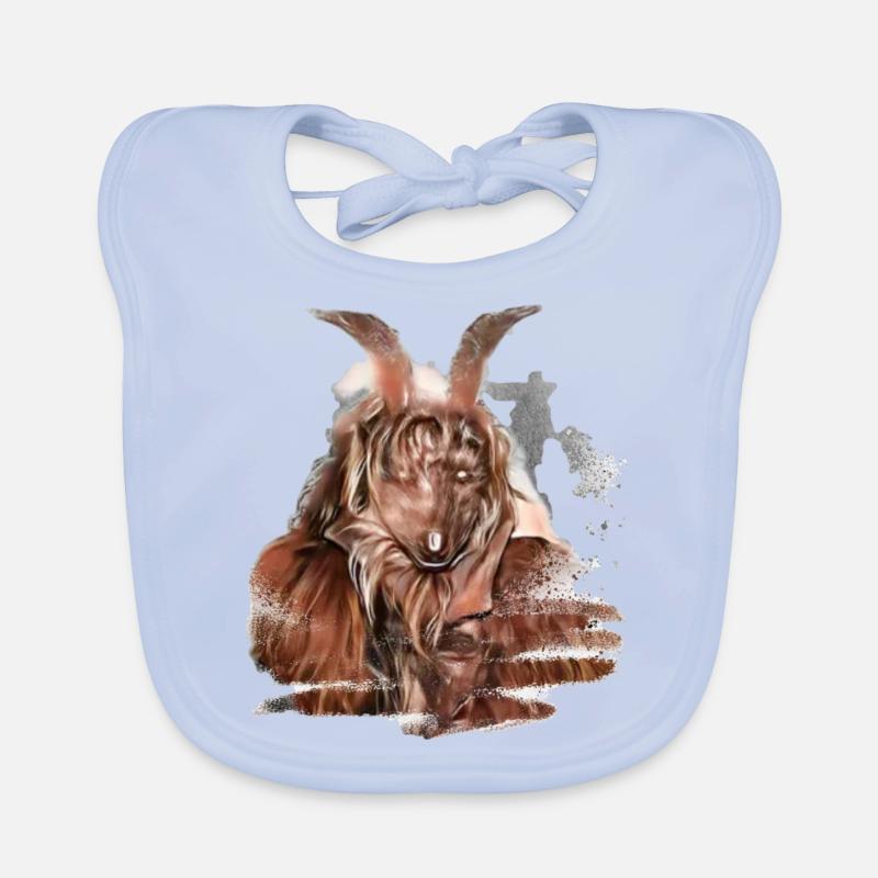 Krampus Percht Devil 2314 Bavoir bio Bébé