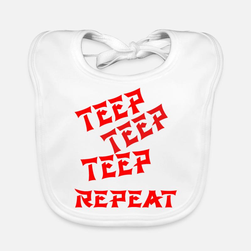 teep teep teep repeat Bavoir bio Bébé