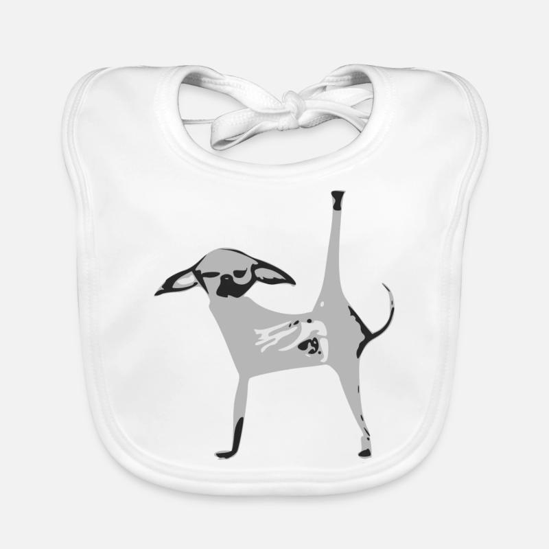 Cosmo the Grey Chiwawa Organic Baby Bibs