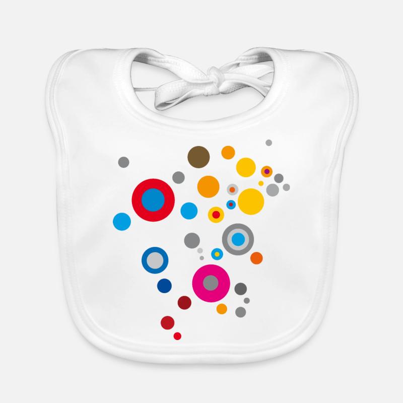 Dots Pattern Organic Baby Bibs