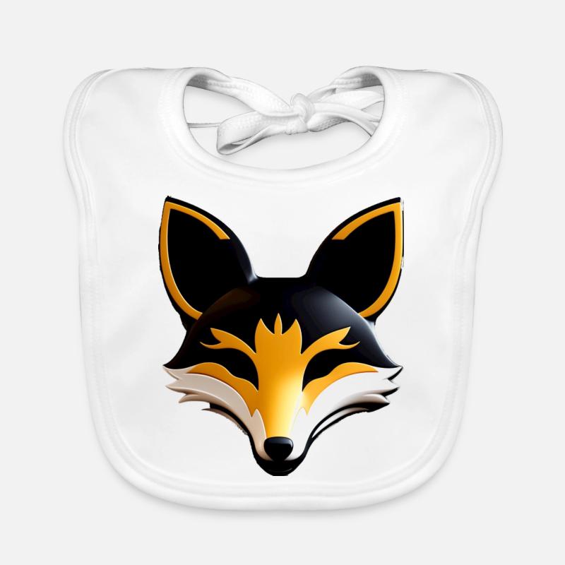 Fennec-Logo Baby Bio-Lätzchen