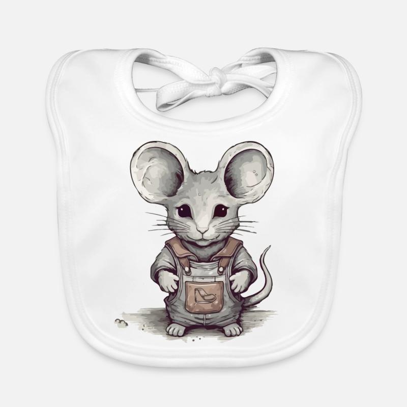 La petite souris Bavoir bio Bébé