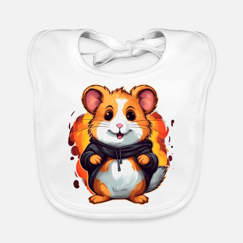 Mignon hamster Bavoir bio Bébé
