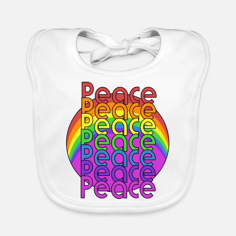 Vintage Peace Baby Bio-Lätzchen