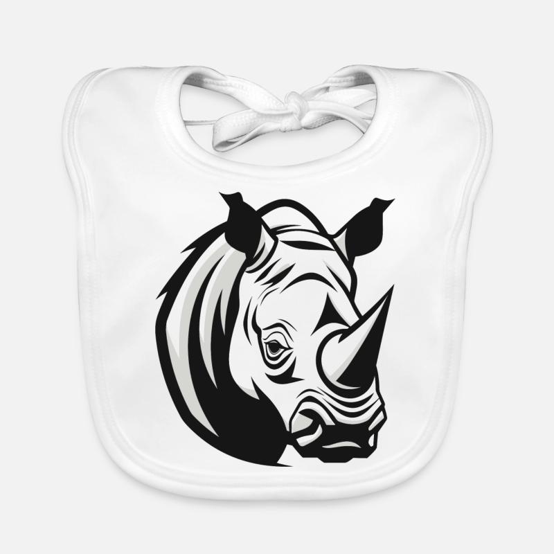 das Nashorn Baby Bio-Lätzchen