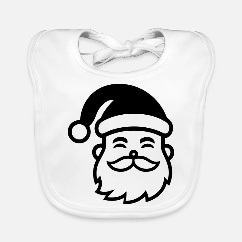 Petit pere noel Bavoir bio Bébé