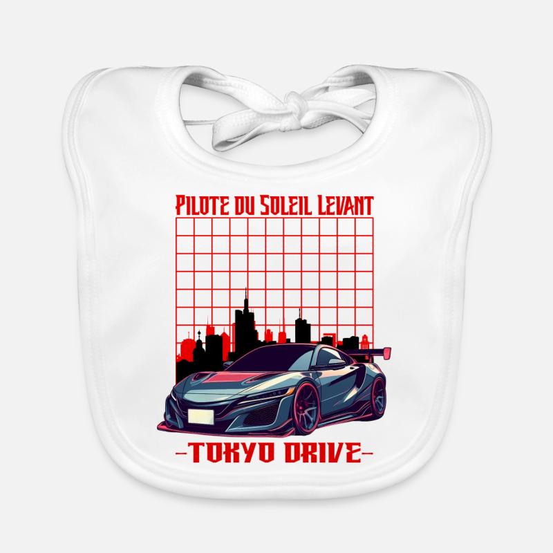 Pilote du soleil le vent Bavoir bio Bébé