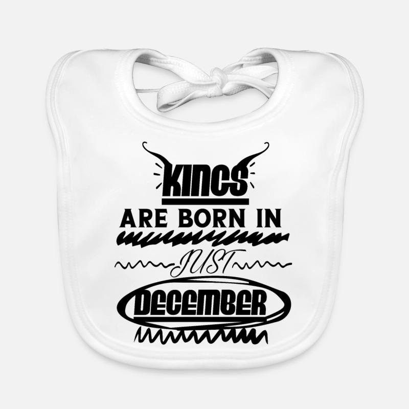 December Koningen Bio-slabbetje voor baby's
