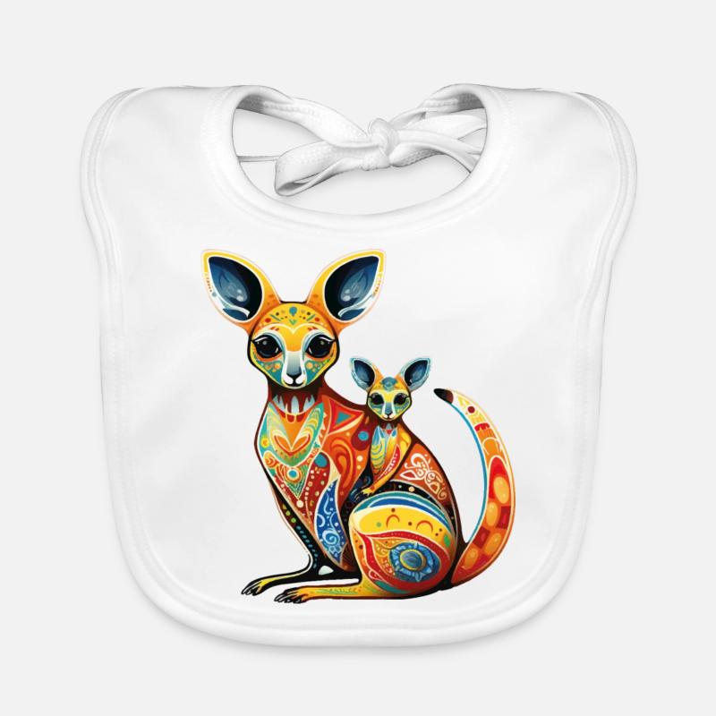 Australia - Kangaroo Organic Baby Bibs