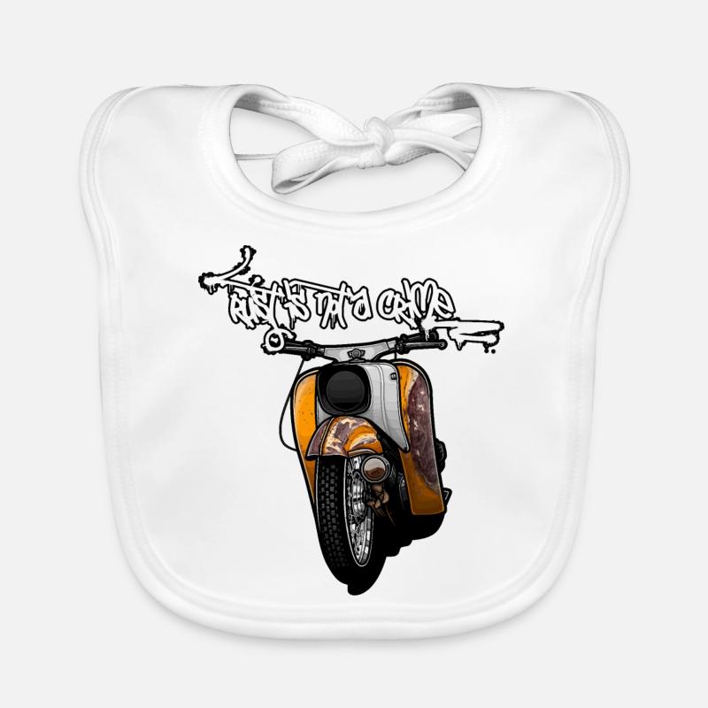 Schwalbe Tuning (yellow / rust) // Illustration Organic Baby Bibs