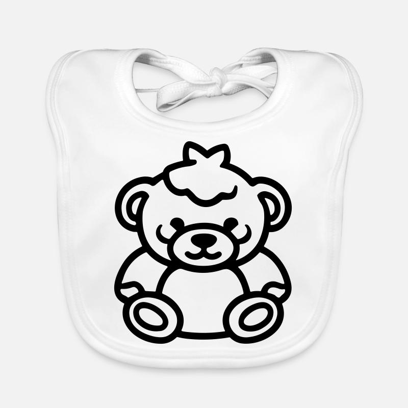 Ours en peluche Bavoir bio Bébé