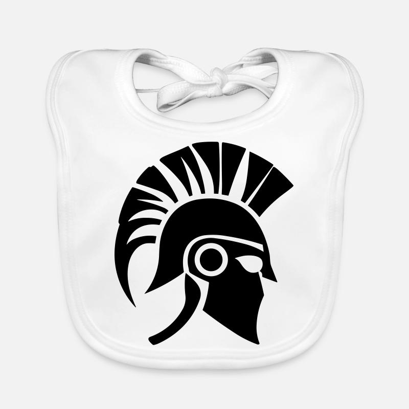 Sparta Spartan Warrior Organic Baby Bibs