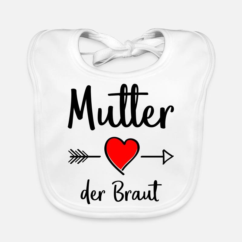 Mère de la mariée Bavoir bio Bébé