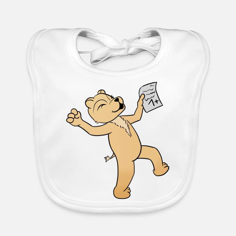 École Bavoir bio Bébé