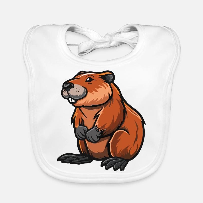 Hamster Comic Organic Baby Bibs