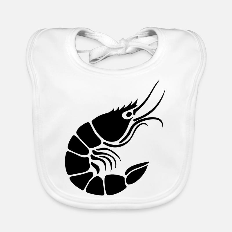 Crevette Bavoir bio Bébé