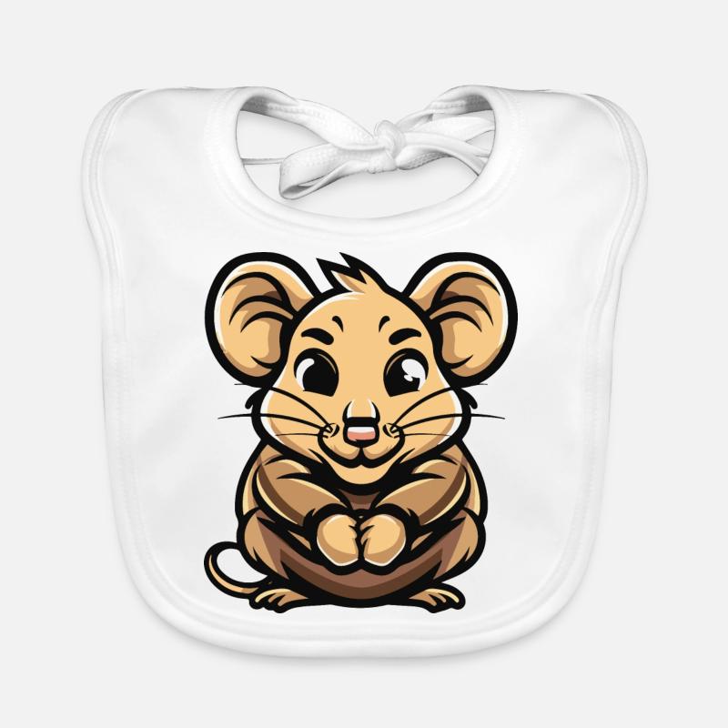 Maus Comic Baby Bio-Lätzchen