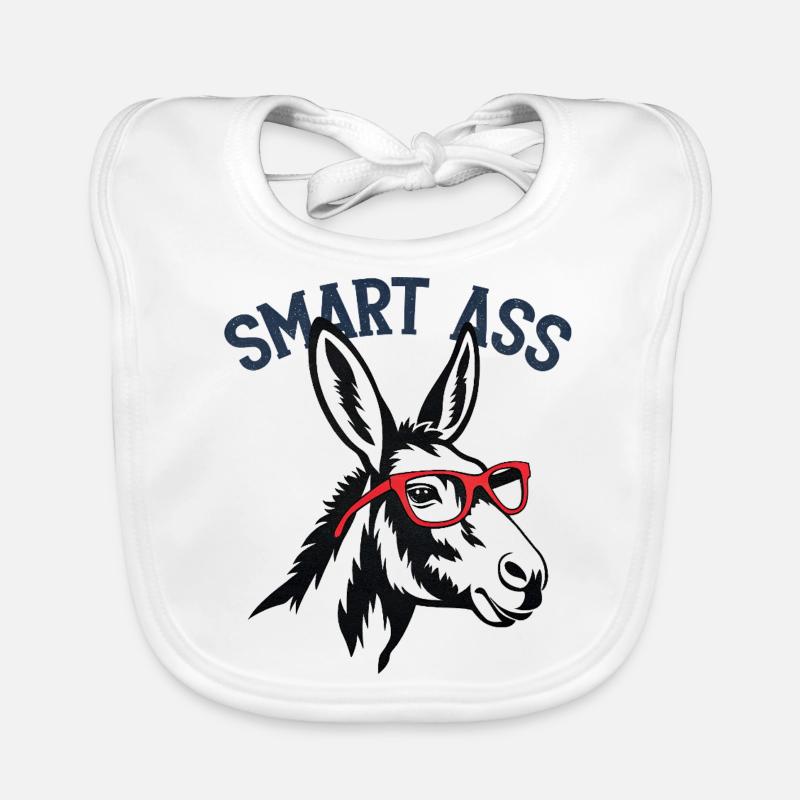 Smart røv Hagesmække af økologisk bomuld