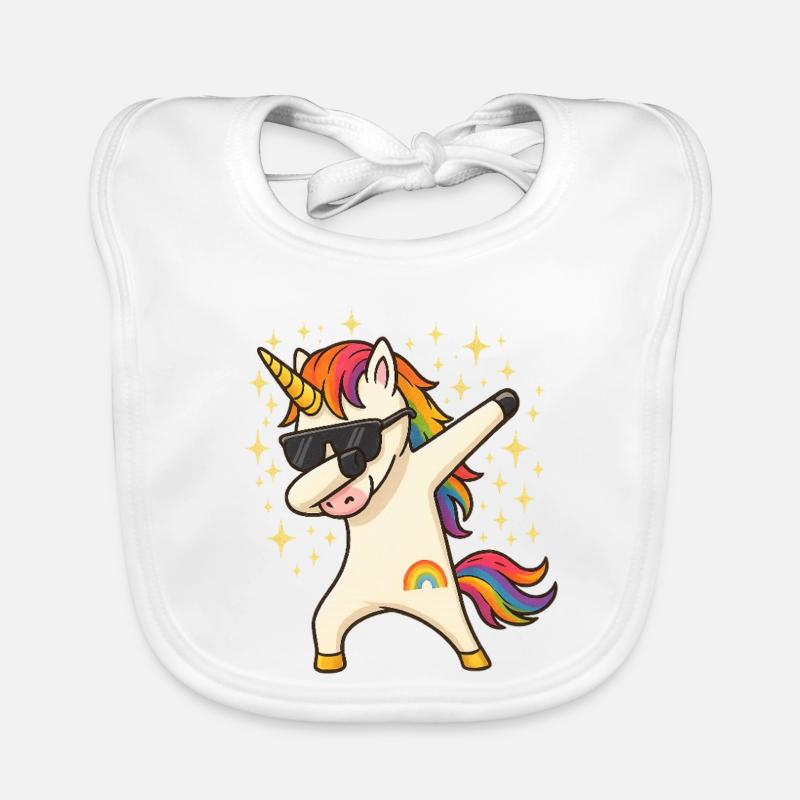 Unicorn Organic Baby Bibs