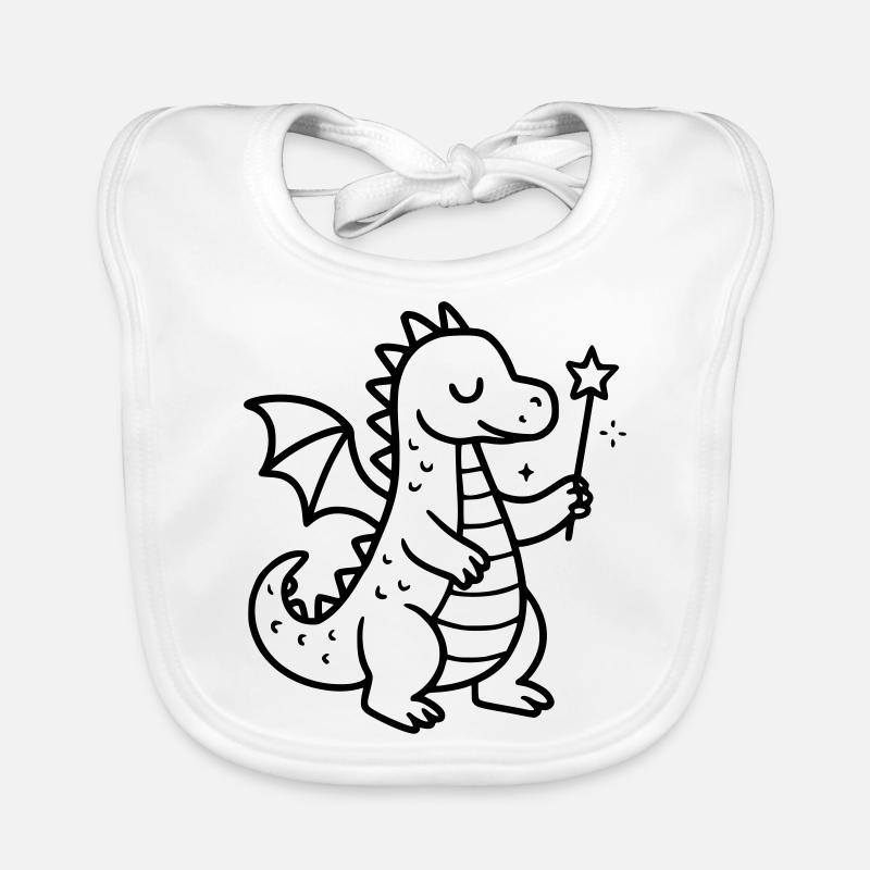 Dragon dessin Bavoir bio Bébé