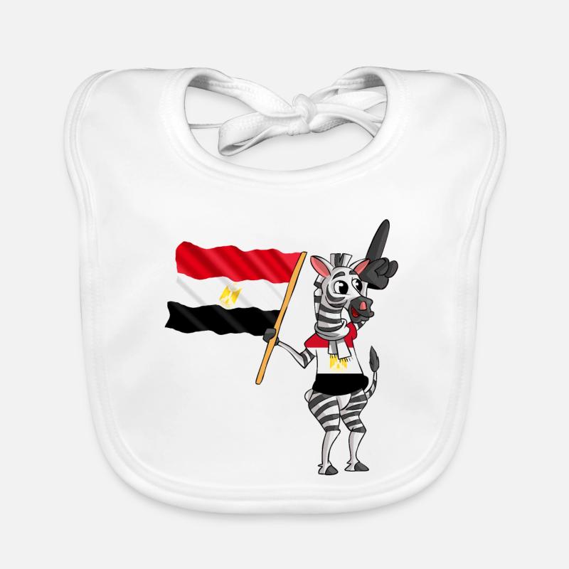 Egyptian zebra Organic Baby Bibs