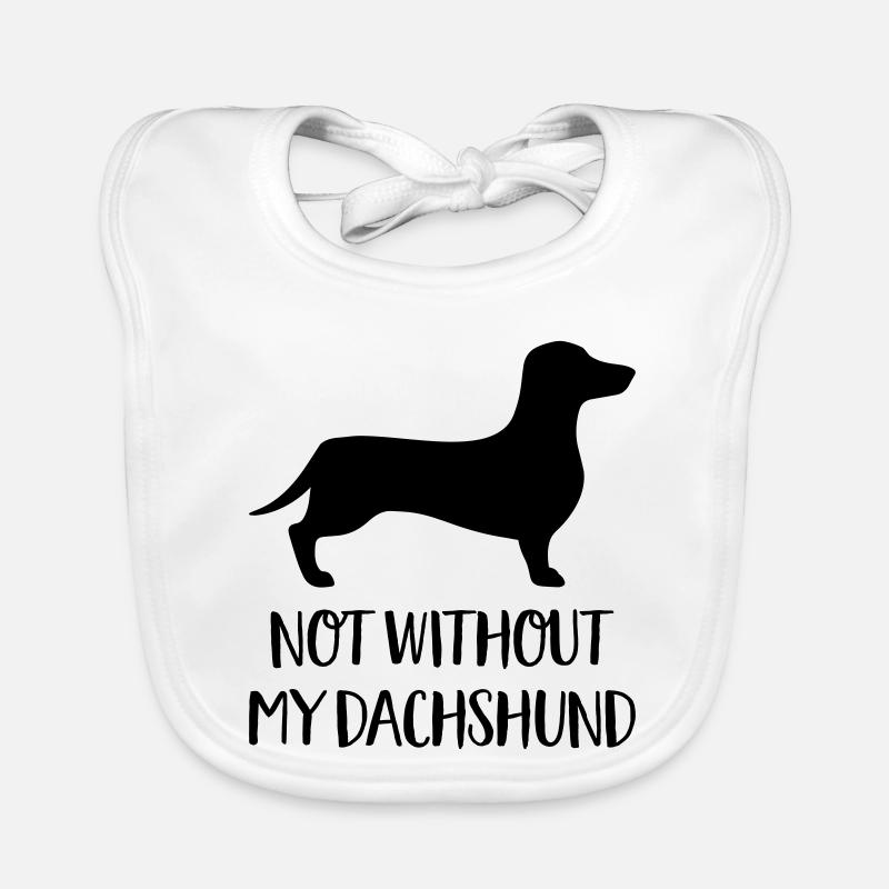 dachshund Organic Baby Bibs