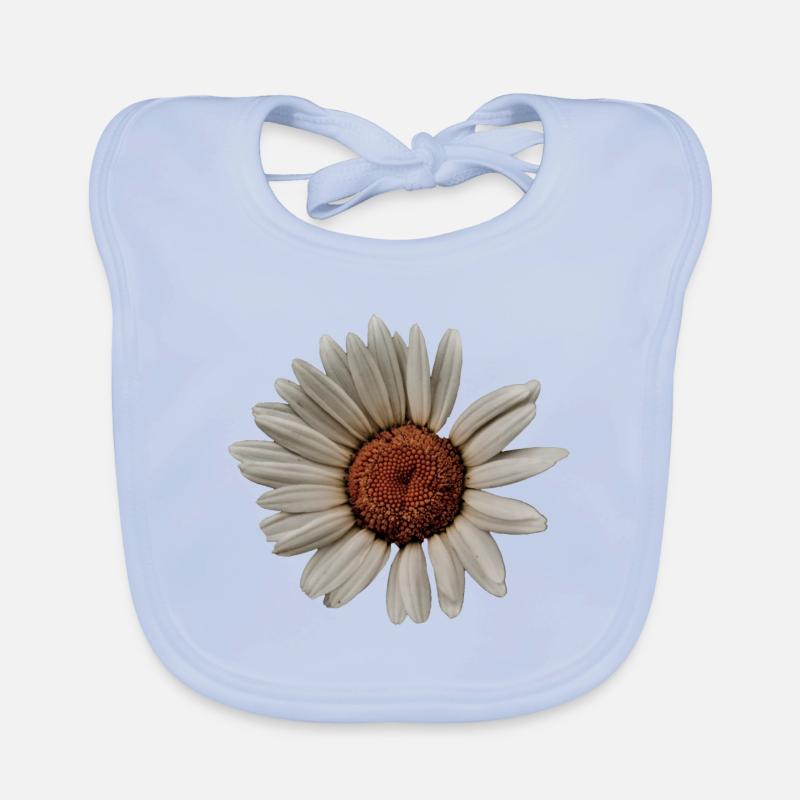 Oxeye daisy Organic Baby Bibs