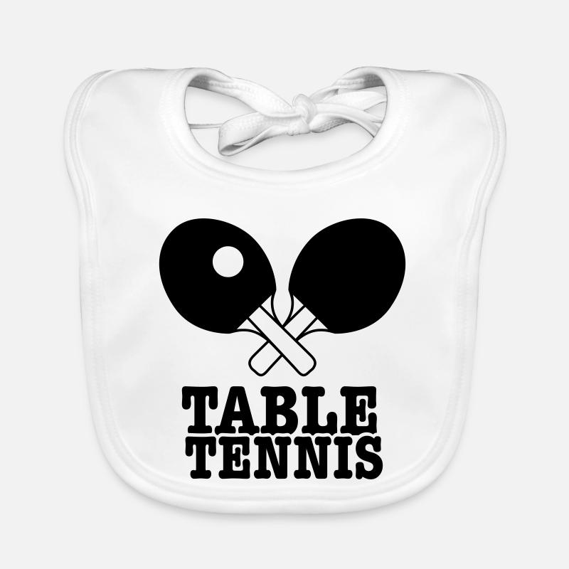 tennis de table Bavoir bio Bébé