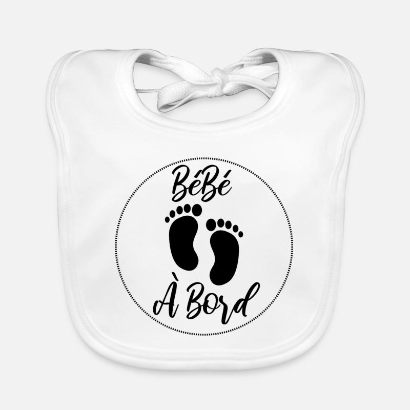 Bébé à bord grossesse Bavoir bio Bébé