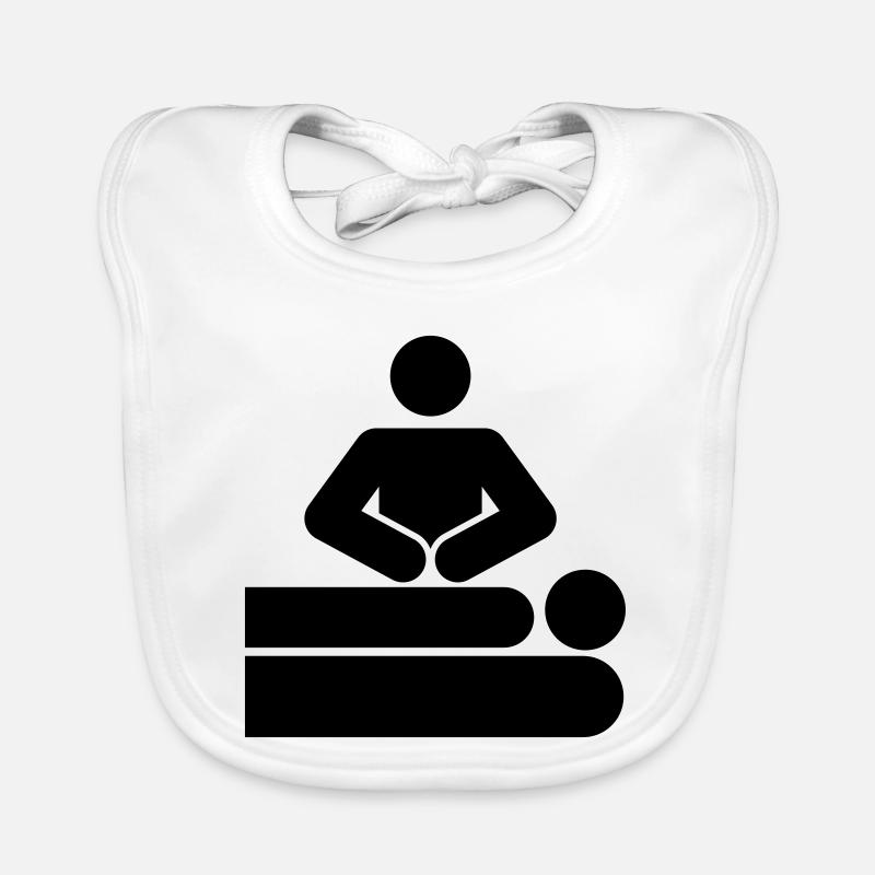 MASSAGE Bavoir bio Bébé