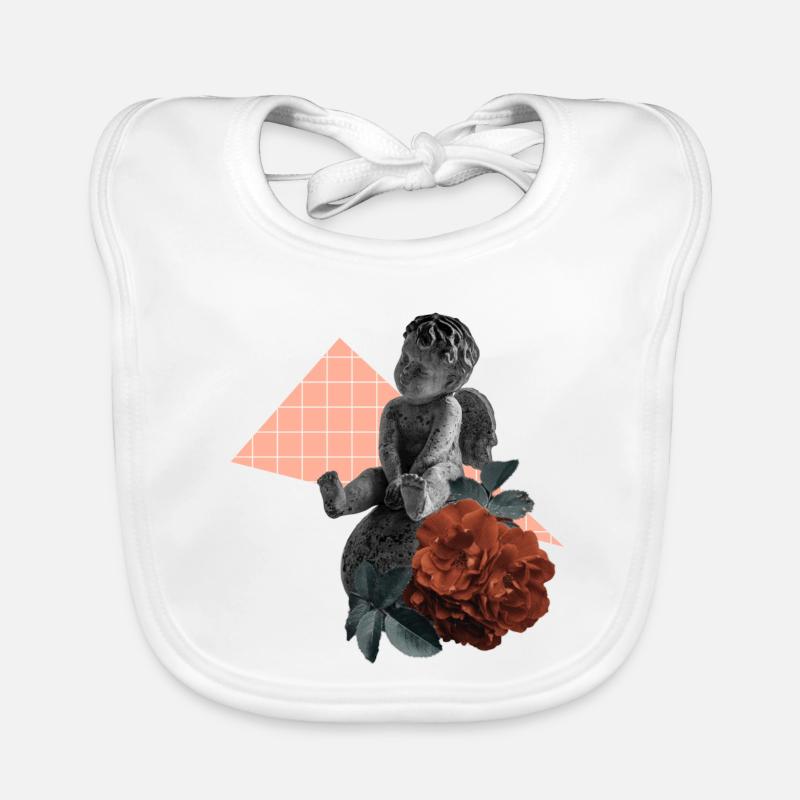 Cherub Rose Aesthetic Organic Baby Bibs