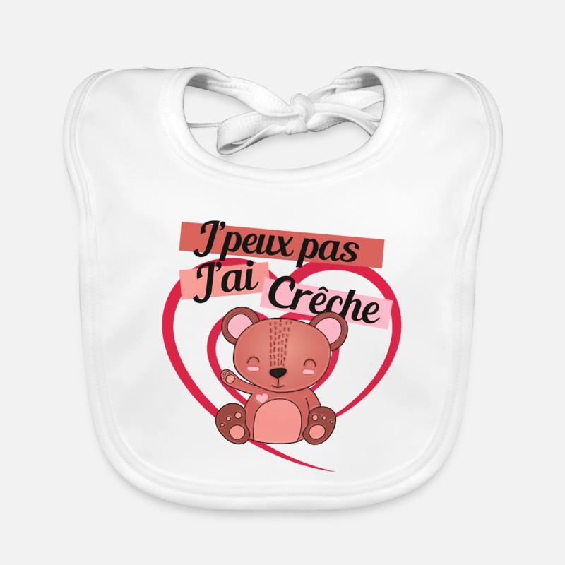 j ai creche Bavoir bio Bébé